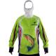Unisex Outdoor Fishing Clothing OEM Design Hooded Fishing Shirt Multi Color