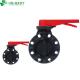 Flange Connection PVC Manual Wafer Type Butterfly Valve for DIN ANSI JIS Standard