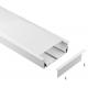 Heat Dissipation Recessed LED Profile Oblong Aluminum Channel 117*35mm Anodized