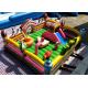 Sweet And Cute Cake Bakery Doughnut Candy Inflatable Jumping Castle 6 * 6 * 2m