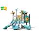 Jungle Style Outdoor Swing Slide Trampoline Jump Park Environmental Protection Long Service Life