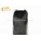 18 Natural Black Straight Virgin Remy Human Hair Clouser 90 Gram / Piece For Sale