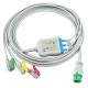 Yonker one piece ECG Cable  and Leadwires 9Pin ECG cable 3channel EKG Cable