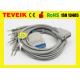 Nihon Kohden EKG Cable for ECG-8420,ECG-9132 ECG-906N Biocare:ECG-101,101G