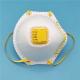 Durable Disposable Medical Face Masks With Yellow Color Latex Free Head Straps