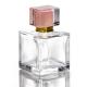 30 Ml 50ml 100ml Square Hexagon Perfume Bottles Crystal Cap With Pump Sprayer On Glass Bottle