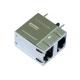 RN2-ZZ-0006 1000 Base - T 2x1 Ports Stacked RJ45 Jack With POE+ LPJGP17041AHNL