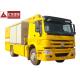 Yellow Color Fire Fighting Vehicle Large Flow Drainage 300HP 5000kgs Water Load