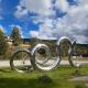 3 Meters High Superb Mirror Polished Stainless Steel Snake Sculpture In Norway