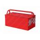 Customized Color Cantilever Tool Box Small Portable Double Layer Steel With Handle