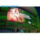Outdoor LED Curtain Display Transparent Mesh Screen Glass Window Video Wall For Building