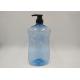 Hand Wash Pump Cosmetic Jars And Bottles 1000ml Glassy Surface Treatment