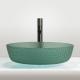 Bathroom Sink Countertop Glass Wash Basin Waterproof 45mm 1.75 Inch Drain Hole