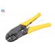 8 Inch Yellow Electrical Wire Crimping Tool Copper Ethernet Cable Crimper