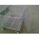 Galvanized Industrial Storage Cage  / Lockable Wire Cages 4.0-5.0mm Wire Dia