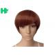 Heat Safe Short Synthetic Wigs , Medium Length Bob Wigs Tangle Free