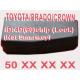 Toyota / Prado / Crown 4D60 Duplicable Chip 50xxx Car Key Transponder Chip