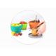 Portable Travel Silicone Food Storage Containers Microwave Oven Silicone Collapsible Bowl