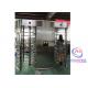 304 Stainless Steel Glass Rotate Full High Turnstile Double Channels Gym Gate Locking System Security Grade
