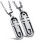 New Fashion Tagor Jewelry 316L Stainless Steel couple Pendant Necklace TYGN331