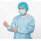 SMS Sterile Disposable Examination Gowns Non Woven Acid Resistant Round Neck