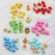 Silicone Teething Beads With Custom Printing Design Silicone 3D Easter Eggs With Shell Focals