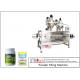 High Speed Inline Powder Bottle Filling Machine With PLC Controlling System Speed 120 CPM