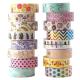 Colorful decorative masking washi paper tape custom printed DIY washi tape with logo