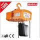 CE Approved Electric Chain Hoist With Hook , High Efficiency Construction Lifting Equipment