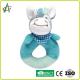 Vivid Animal Baby Plush Rattle Hand Grab shake With Sound ISO9001 certificate