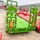 2 Axles Low Bed Semi Trailer For Oversized And Heavy Duty Cargo Transport