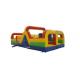 Attractive Small Tarpaulin Inflatable Obstacle Courses Bright Silk Printing