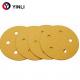 150mm 40 Grit Aluminum Sanding Disc Yellow For Auto Body
