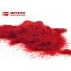 Bright Nylon Flock Powder 1.5D*0.6mm , Red Flocking Powder For Jewelry Box Cover