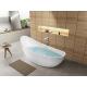 High Gloss Acrylic Free Standing Bathtub SP1836 With Soaking Function 3C