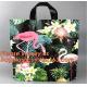 Stylish, concise plastik shopping shopping bags with logos and soft loop handle plastic bag,Stamp Printed Ameritote Plas