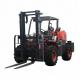 Middle Hinged Rough Terrain Forklift T35A With 600mm Load Center Distance