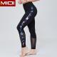 SGS Active Wear Breathable Ladies Mesh Gym Leggings With Leopard Stripe