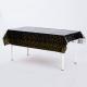 CPP Black Plastic Tablecloth Waterproof Plastic Table Covers For Party