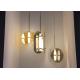 Modern simple bottle glass hanging pendant lamps creative e27 ceiling chandelier lights hotel decor pendant light