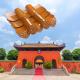 Temple Chinese Glazed Roof Tiles Hotel Antique Traditional Hotel Villa