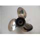 Polished Stainless Steel Outboard Motor Propellers 3 Blades With 13 3/4x15 Size