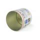 White Paper Composite Cans With Cork Lid Custom Printed Large Cylinder Cardboard Tubes
