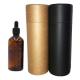 Black 155mm Height Carton Tube Packaging For Makeup