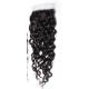 10A Brazilian Human Hair Closure 8-20 Inch Water Wave Middle Part Closure