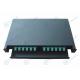 24 Core LC Rack Mount Fiber Patch Panel Slidable Type For Ribbon And Single Fiber