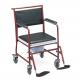 Plastic Bariatric Wheelchair With Toilet Facility , GT-FS691-6 Shower Transport Chair