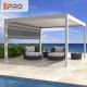 Waterproof Aluminum Patio Pergola , Square Adjustable Stand Alone Pergola