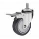 Stainless Steel PU Caster with Brake