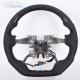 Smooth Customization Defender Leather Steering Wheel Land Rover Real Carbon Fiber